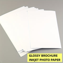 20 Sheets Inkjet Photo Paper 5 x 7 2880dpi Glossy Dye Ink Photographic Paper