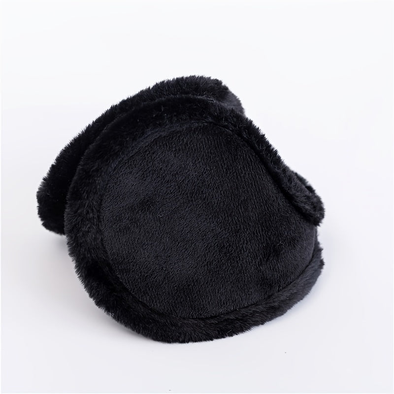 Men's Plush Backwear Earmuffs Cold-proof