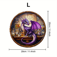 Magic Dragon Wooden Jigsaw Puzzle Creative Animal Shape Puzzle