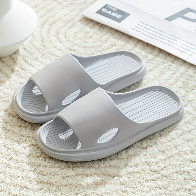 Unisex Slides Slippers Lightweight Non Slip House Shoes For Indoor Outdoor