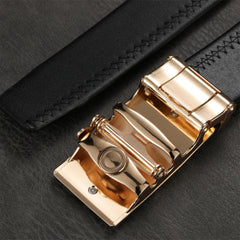 Men's Automatic Buckle Belt - Black