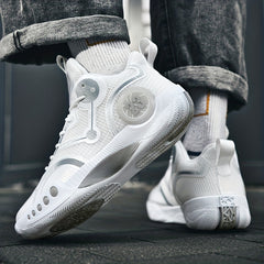 Men's Lace Up Non Slip Basketball Shoes