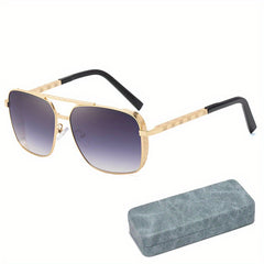 Men's Square Frame UV Protection Sunglasses