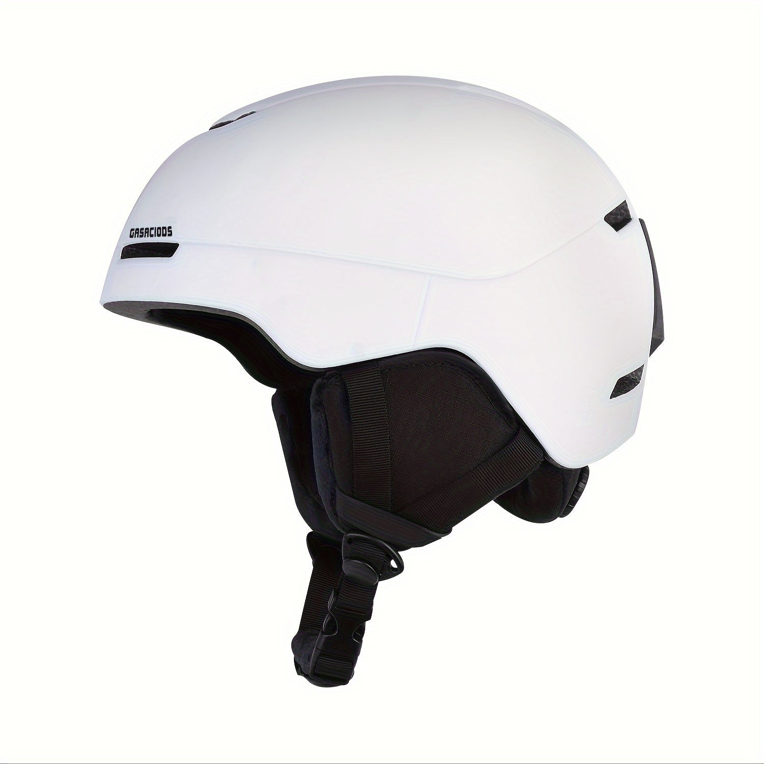 Adjustable Snowboarding Ski Helmet with Detachable Plush Cover