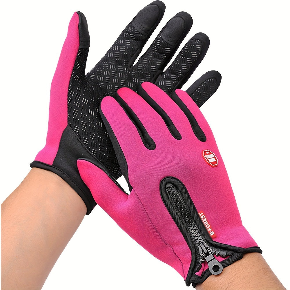 Winter Windproof Touch Screen Gloves for Outdoor Activities