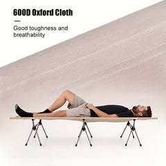 WESTTUNE Portable Folding Bed Ultralight Aluminum Alloy Bed For Outdoor Travel