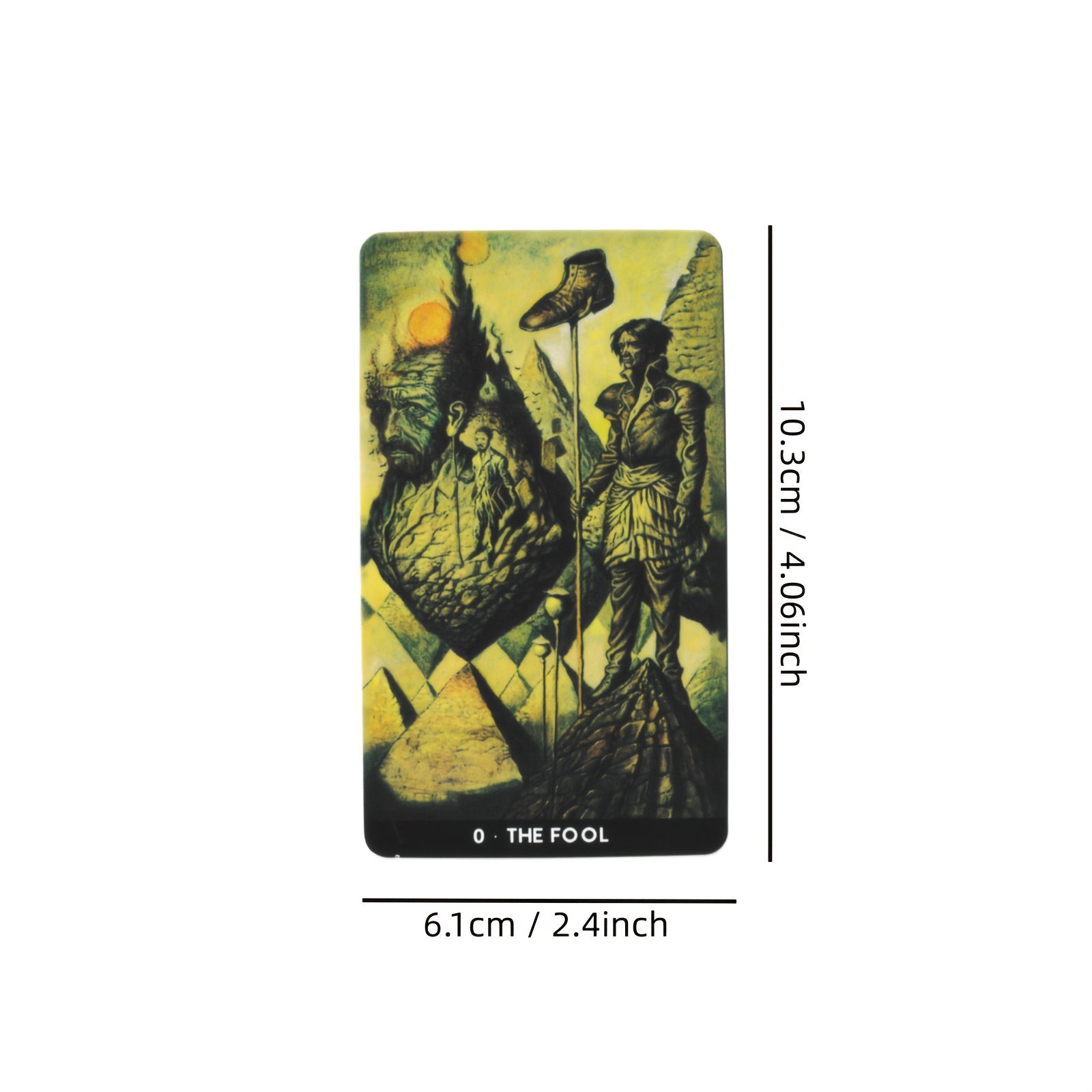 78pcs Surrealist Tarot English Tarot For Christmas Halloween Party