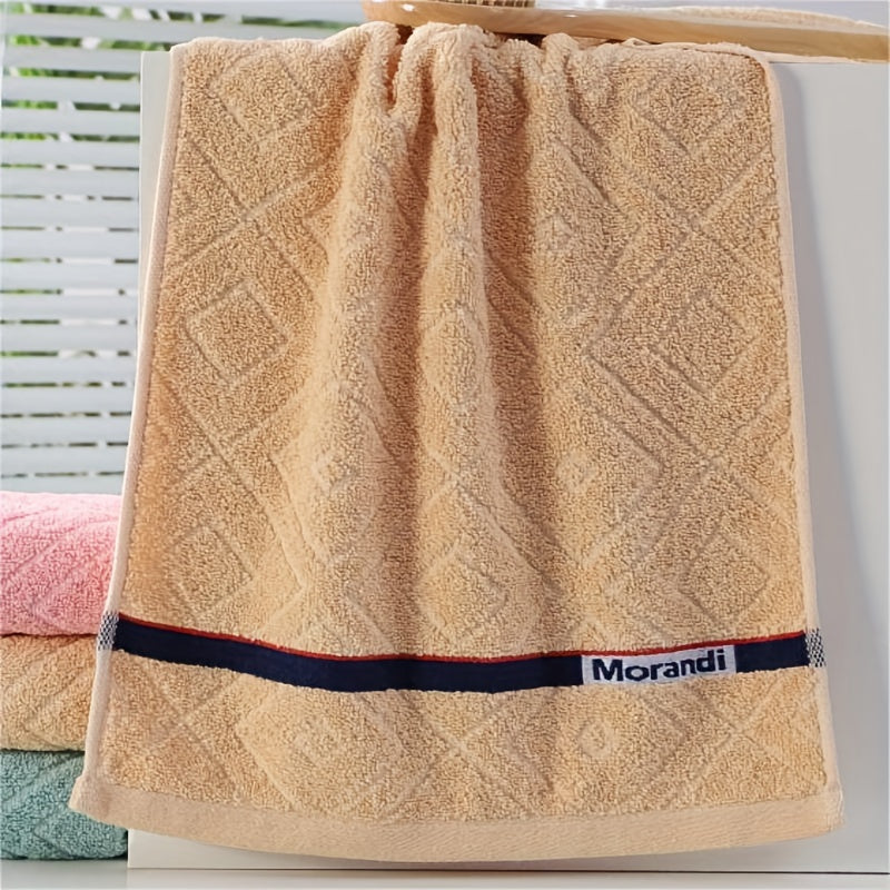 Plain Cotton Hand Towel Soft Skin-friendly Face Towel for Home Bathroom