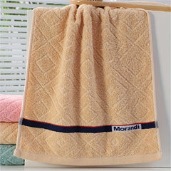 Plain Cotton Hand Towel Soft Skin-friendly Face Towel for Home Bathroom