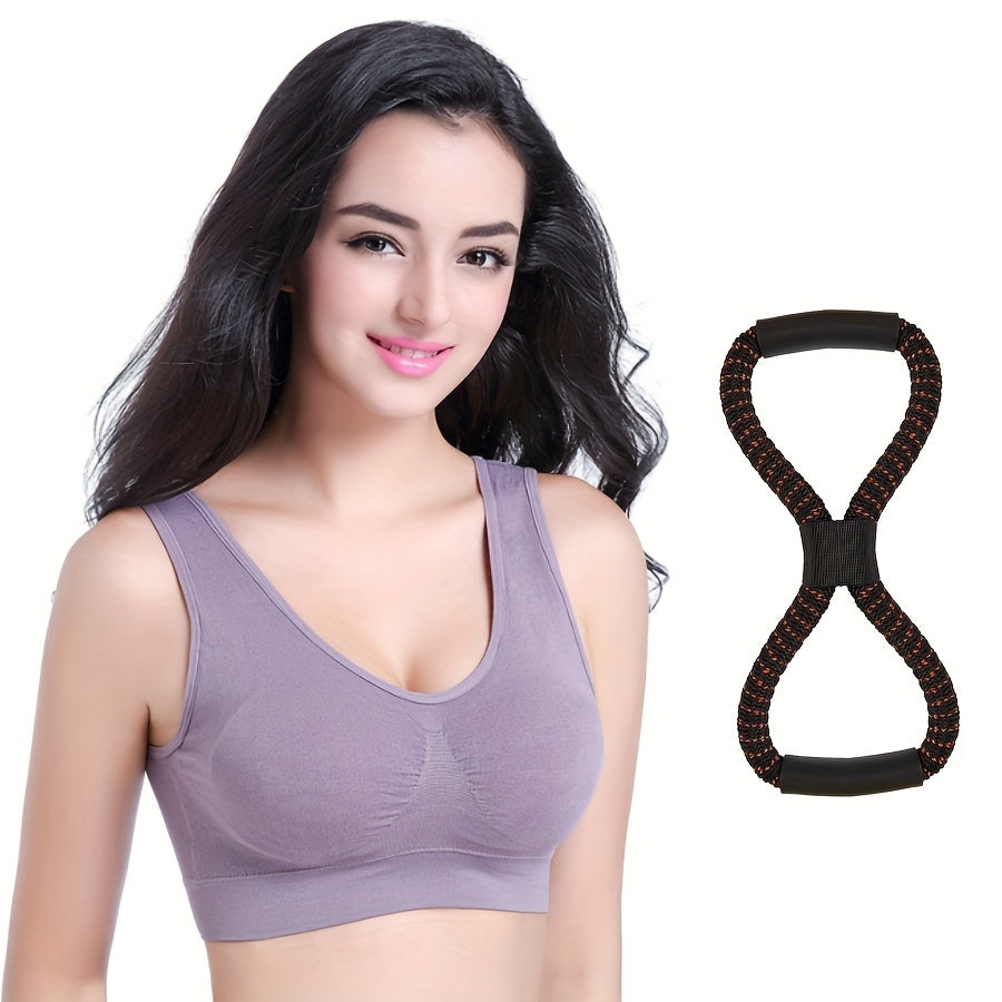 Figure 8 Fitness Puller Tension Rope for Shoulder Back Body Shaping