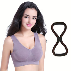 Figure 8 Fitness Puller Tension Rope for Shoulder Back Body Shaping