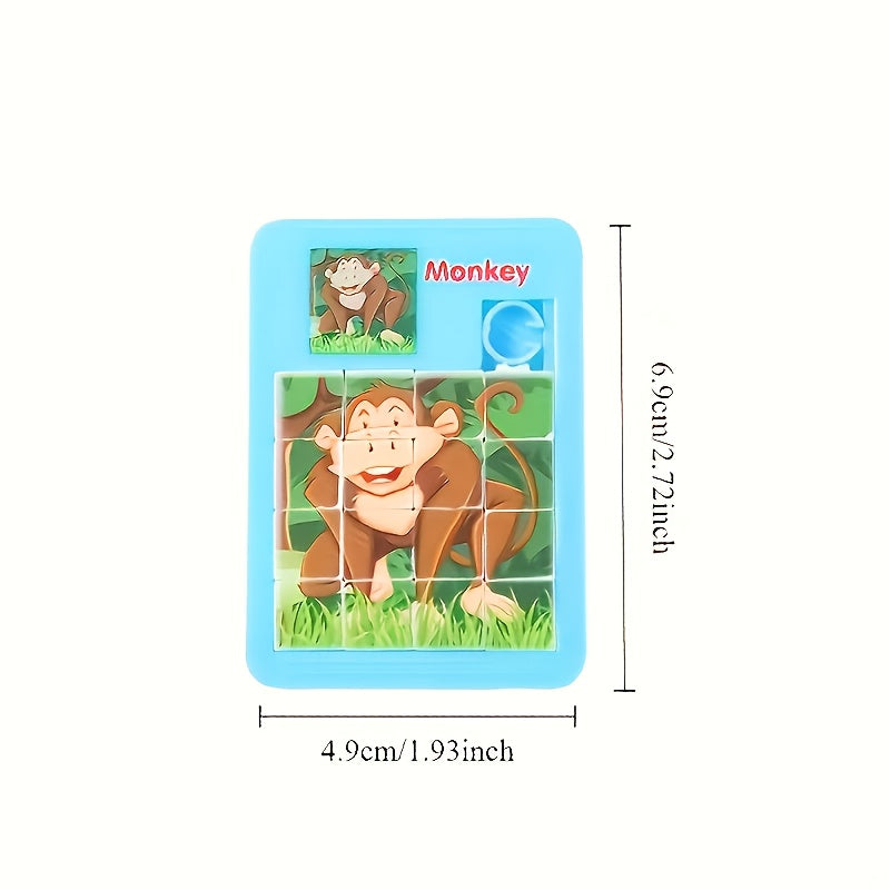 Animal Cartoon Puzzle Toys Set for Parties, Easter, Pinata Treasures