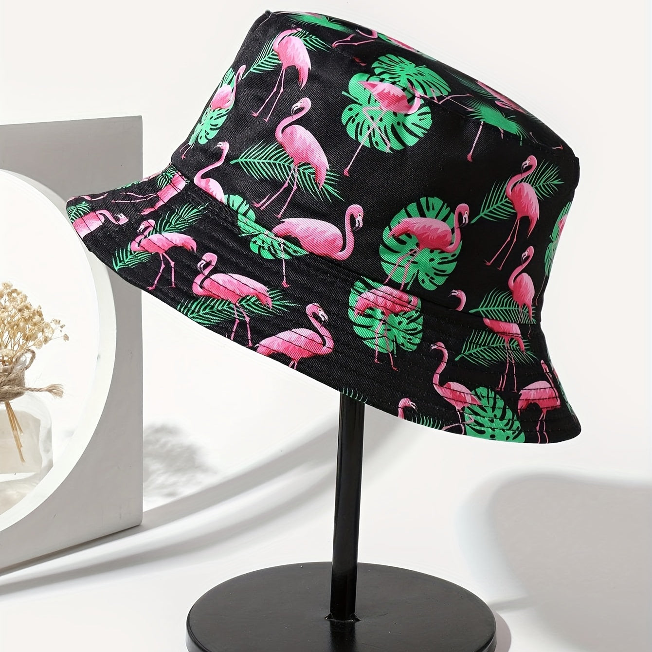 Multicolor Cartoon Print Bucket Hat Reversible Sunshade Basin Hats