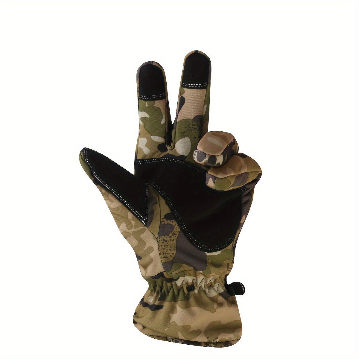 Camouflage Waterproof Touch Screen Gloves for Camping