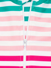 Toddler Girls Rainbow Stripe One Piece Swimsuit