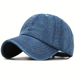 Men's Denim Baseball Cap Jeans Snapback Cap Casquette Plain Bone Hat Gorras