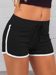 Y2K Sports Elastic Drawstring Shorts