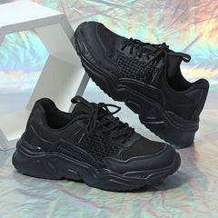 Breathable Mesh Running Shoes Non Slip Dad Sneakers Lightweight Outdoor Sports