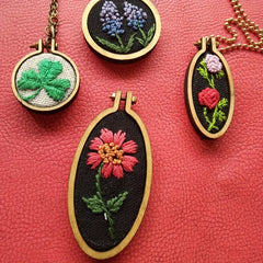 1pc Wooden Mini Small Embroidery Stretch Fixed Frame Round Oval Photo Frame