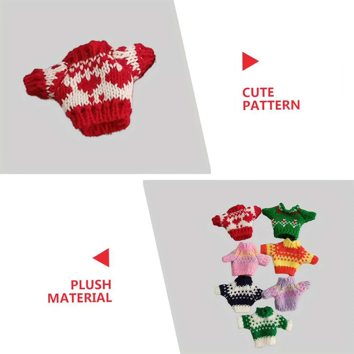 Holiday Elf Costume Set Sweater and Accessories for House Decorations