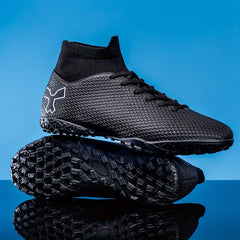High Top Turf Football Boots Outdoor Anti Skid TF Soccer Cleats