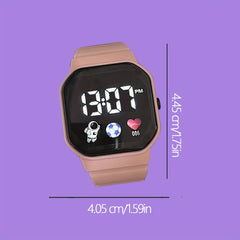 LED Screen Watch With Silicone Band - Holiday Gift