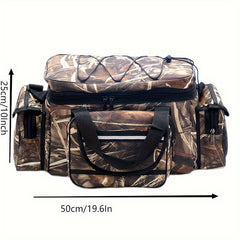 Large Capacity Fishing Bag Camouflage Crossbody Bag