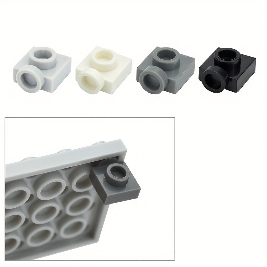 100pcs Thin 1x1 Plate Side Knobs Building Blocks DIY Inspiration