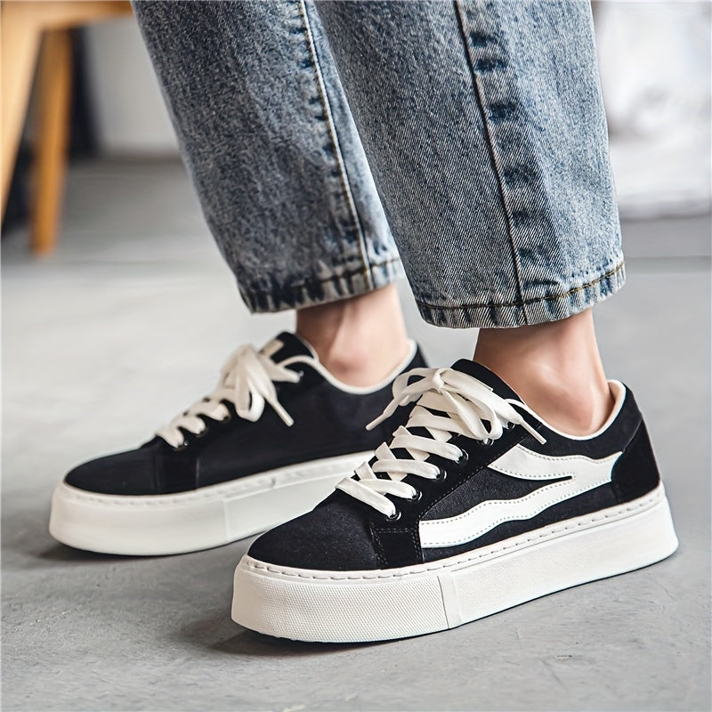 Men's Lace Up Sneakers Outdoor Skateboarding Shoes