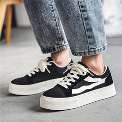 Men's Lace Up Sneakers Outdoor Skateboarding Shoes