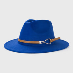 Monochrome Belt Accessory Jazz Hat