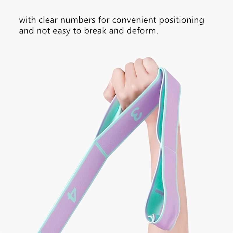 Elastic Yoga Strap for Flexibility and Strength Training