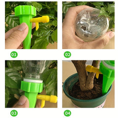 3pcs DIY Self Watering Drip Head Garden Flower Nursery Helper