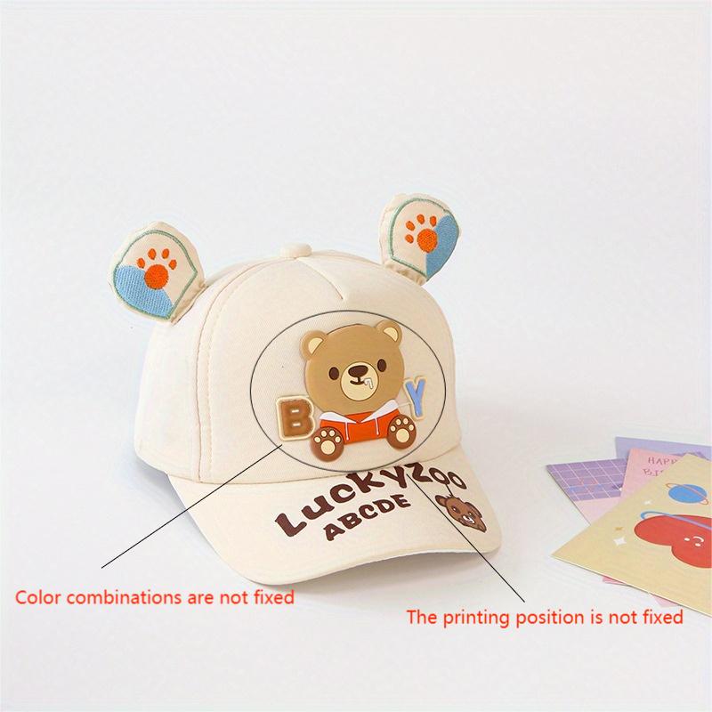 Children's Bear Sunshade Baseball Cap 20-47inch