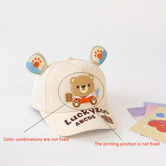 Children's Bear Sunshade Baseball Cap 20-47inch