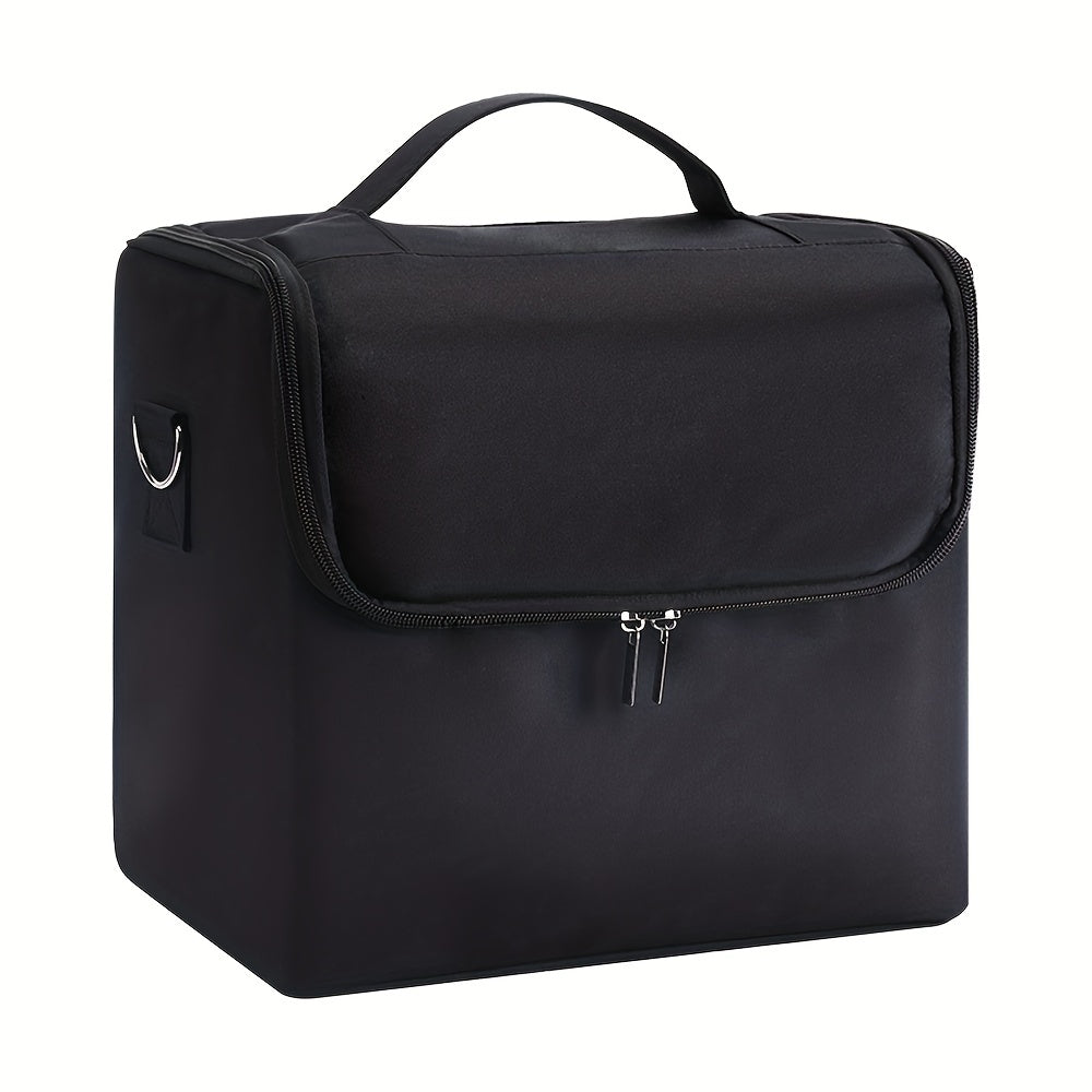 Large 4 Tray Makeup Train Case Organizer