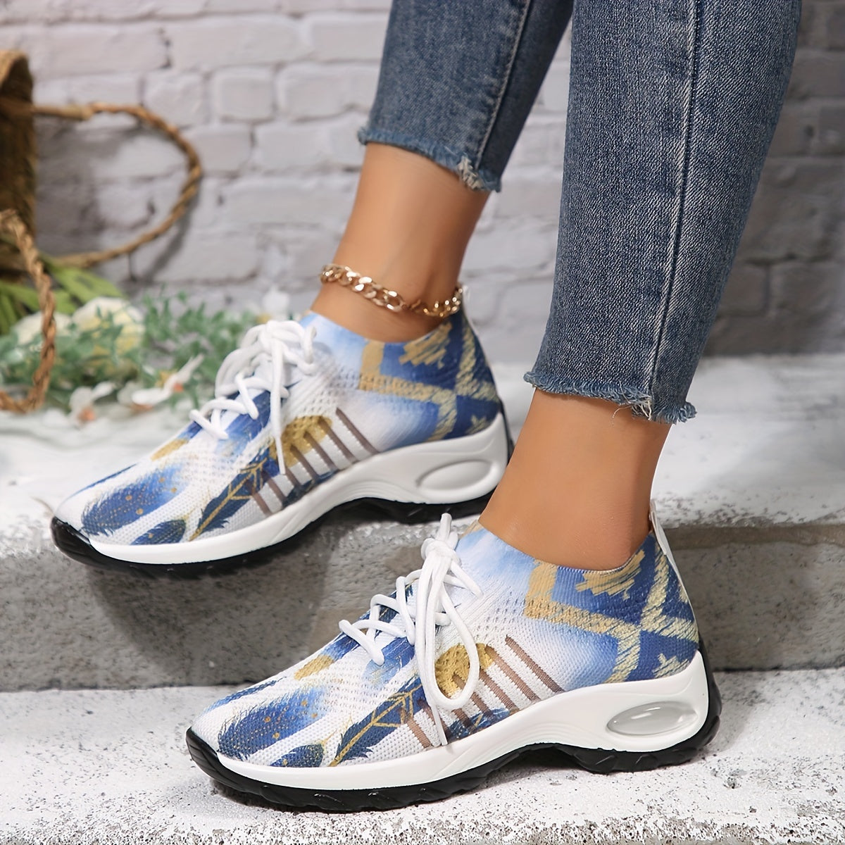 Stylish Breathable Non-slip Running Shoes