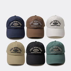 1989 Embroidered Baseball Cap Adjustable Sun Hat for Men Women