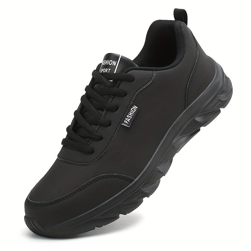 Men's PVC Lightweight Casual Lace Up Sneakers for Outdoor Spring/Summer