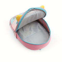 Kids Cartoon Backpack for Kindergarten, Portable Spin Protection Schoolbag
