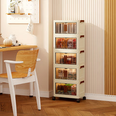 Pretty Foldable Storage Bin Double Door Sundries Storage Box