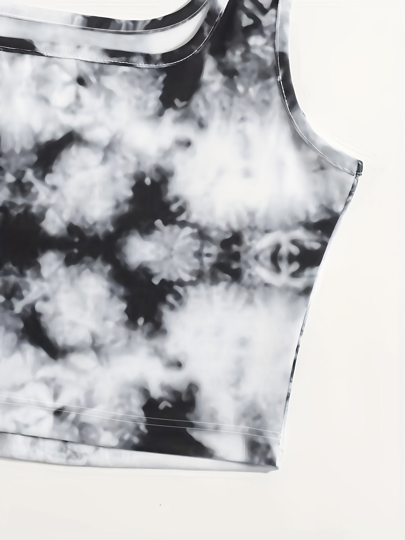 2pcs Tie Dye Tank Top Comfy Sports Top Women's Lingerie & Underwear