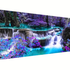 5D Diamond Painting Kit Waterfall Full Round Large Size Diamond Art