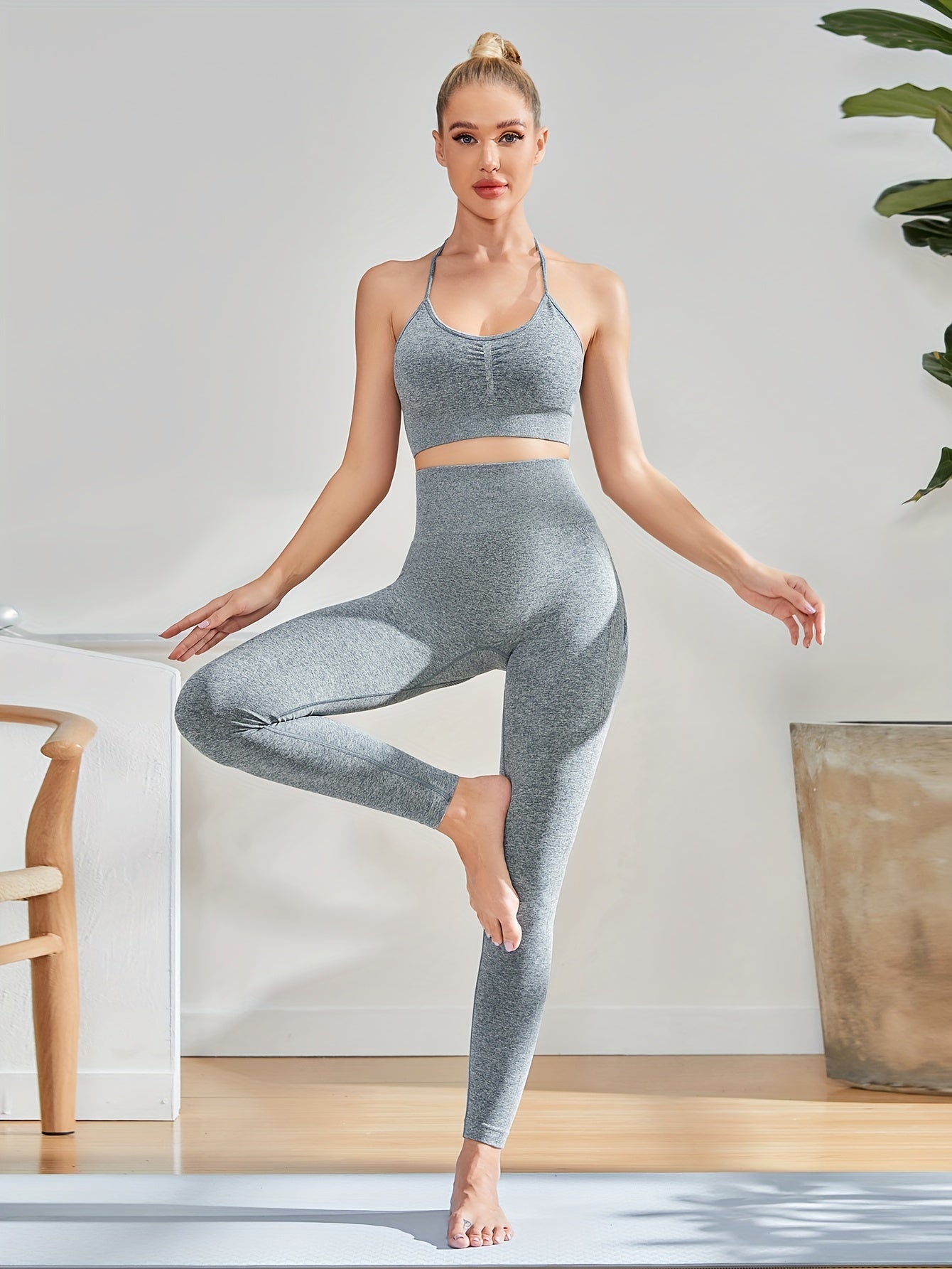 Seamless Yoga Hip Lifting Leggings High Waist Quick Dry Sports Pants