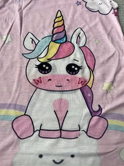 Girl's Rainbow & Pony Princess Dress for Summer Party