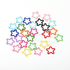 30pcs Girls Heart Star Hair Beads DIY Accessories