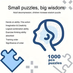 1000pcs Zodiac Astrology Jigsaw Puzzle Matte Finish Space Themed Paper Craft