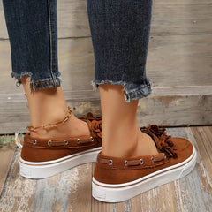 Women's Flower Loafers Comfortable Slip On Shoes