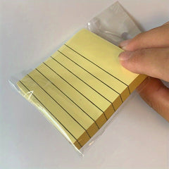 100sheets Plaid Sticky Notes Book for Students Office Adult