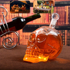 Skull Shape Vodka Bottle With Creative Lid